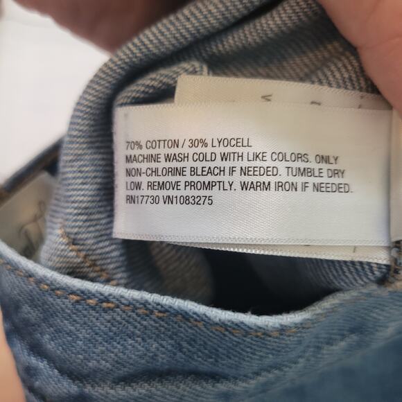 Universal Thread Size 2R Wide Leg Cargo Jeans Light Wash y2k utility trendy cool - Picture 5 of 8